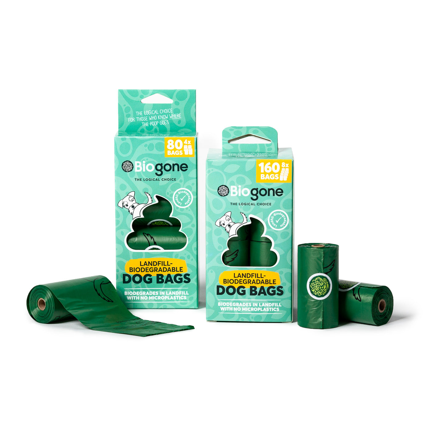 Bolsitas sanitarias Pack 8 rollos – 160 bolsas